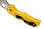 Couteau pliant Spyderco Native 5 C41PYL5 manche en nylon/fibre de verre jaune 10,2cm