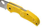 Couteau pliant Spyderco Native 5 C41PYL5 manche en nylon/fibre de verre jaune 10,2cm