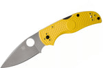 Couteau pliant Spyderco Native 5 C41PYL5 manche en nylon/fibre de verre jaune 10,2cm