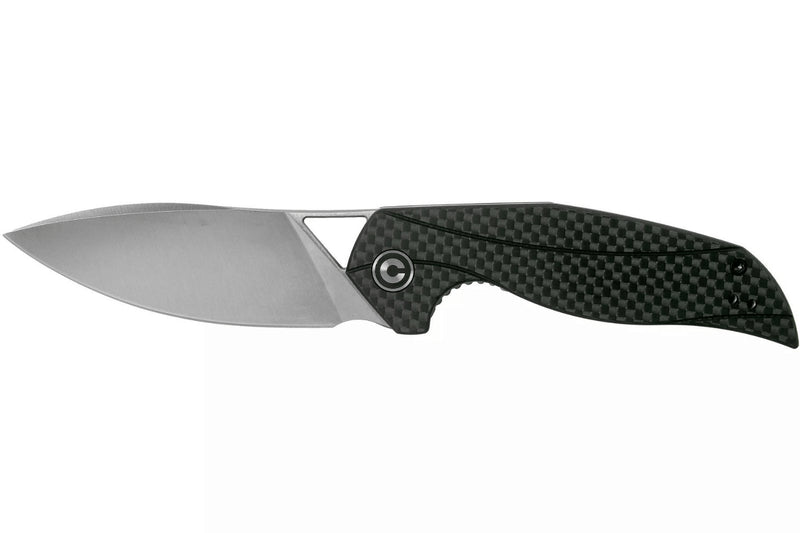 Couteau pliant CIVIVI Anthropos C903C manche en G10/fibre de carbone tout noir 10,6cm