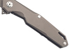 Couteau pliant Herbertz 308812 manche en titane gris 12cm