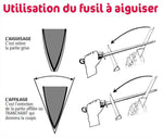 Fusil à aiguiser FISCHER ronde 25cm polissage