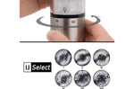 Moulin à sel électrique Peugeot Elis Sense U'Select 20cm en inox avec éclairage