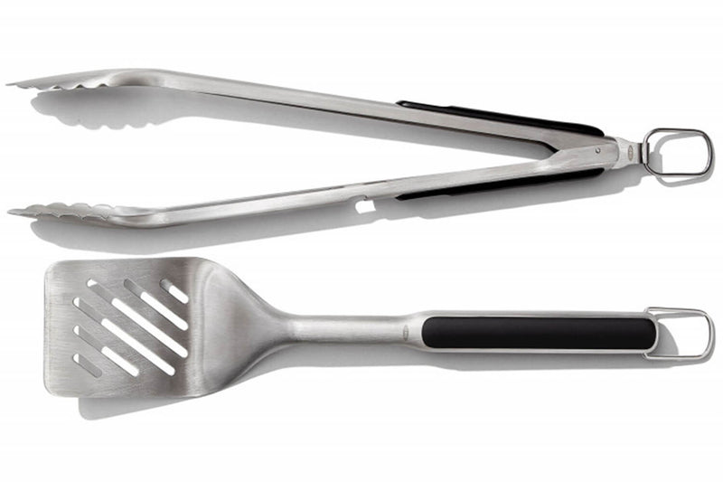 Set de 2 ustensiles pour barbecue OXO - Spatule et pince