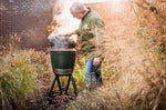 Pack Big Green Egg Medium barbecue + convEGGtor + chariot à roulettes