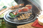 Tablettes latérales en bois d'acacia pour barbecue Big Green Egg Small