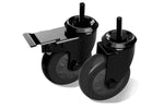 Pack Big Green Egg Medium barbecue + convEGGtor + table modulaire + meuble d'extension + 6 roulettes
