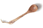 Louche Bérard 14cl faite main en olivier qualité artisanale avec lanière 36cm