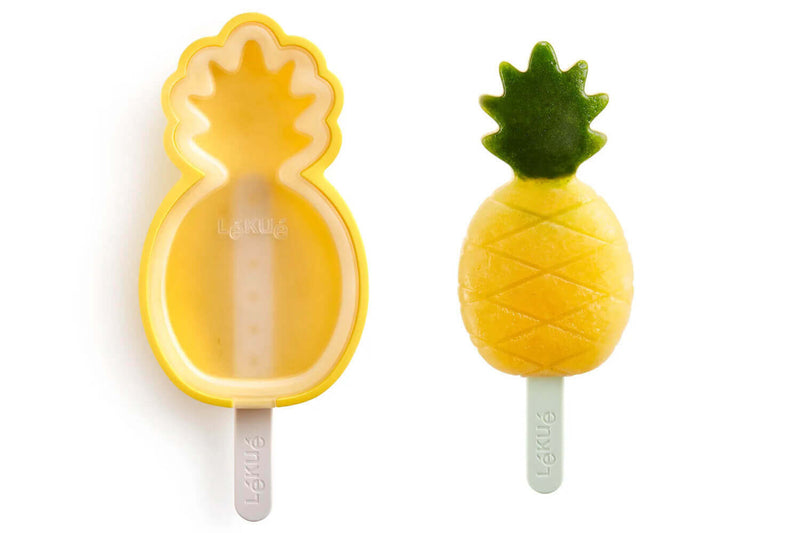 Moule à glace Lékué en silicone Platinum - Forme ananas