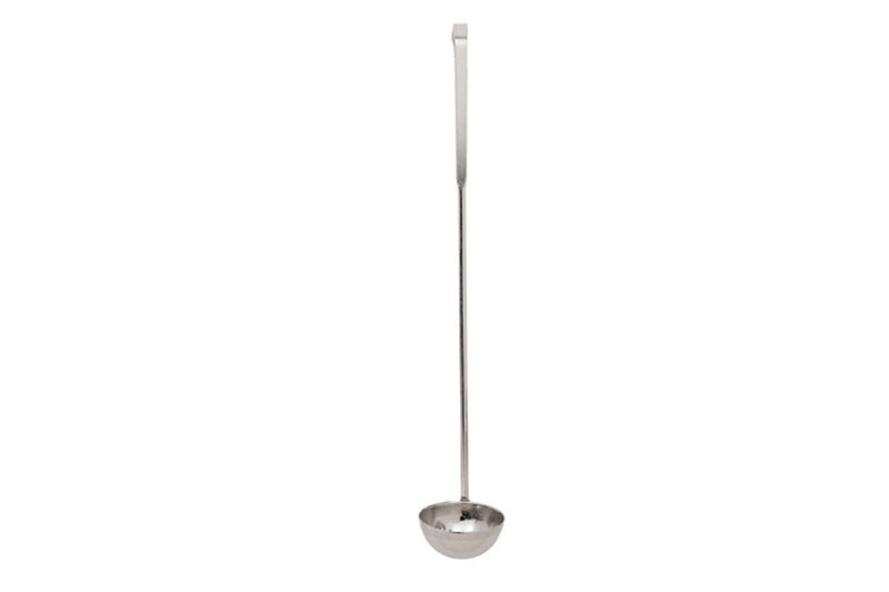 Louche ronde Mallard Ferrière à fond plat pour napper 2cl
