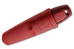 Couteau de poche Mora Eldris 12648 lame inox 5,9cm manche caoutchouc rouge + étui