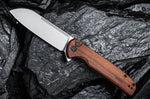 Couteau pliant CIVIVI Chevalier C200223 manche en bois de Bubinga 11,2cm