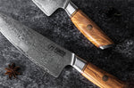 Couteau à pain Fukito Olive Damas 14Cr 21cm