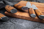 Couteau nakiri Fukito Olive Damas 14Cr 17cm