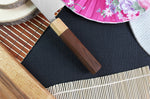 Couteau nakiri japonais Tsunehisa SLD Damas bois de rose 16,5cm