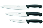 Couteau de tour/chef Jero Ecoline manche surmoulé noir 25cm