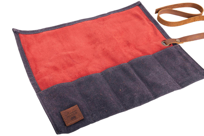 Pochette Alaskan Maker Woodchuck pour couteaux pliants et montres - Charbon