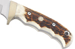 Couteau Puma IP Trapper Stag 309410 lame 11cm manche bois de cerf + étui en cuir