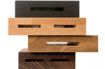 Bloc 2 couteaux forgés Wüsthof Crafter design en chêne, érable et hêtre