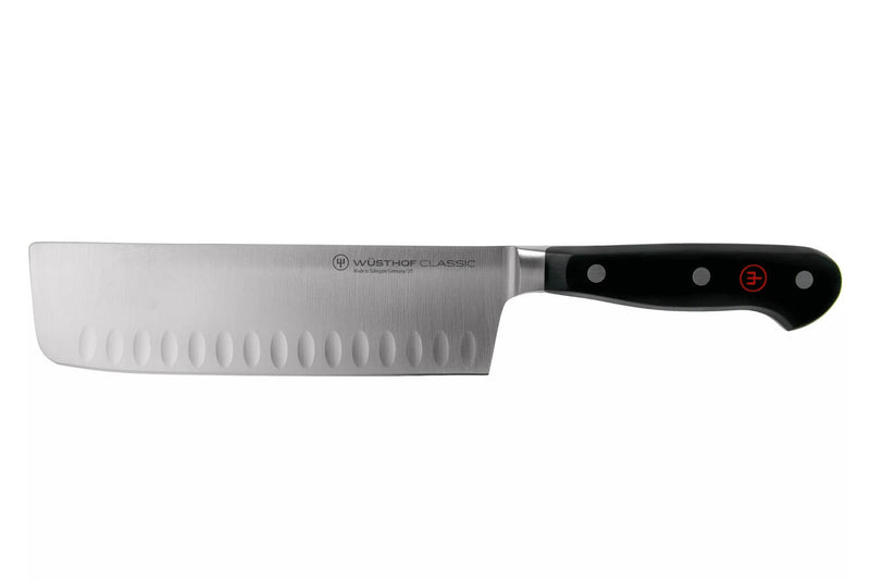 Couteau Nakiri Wusthof Classic forgé lame alvéolée 17cm