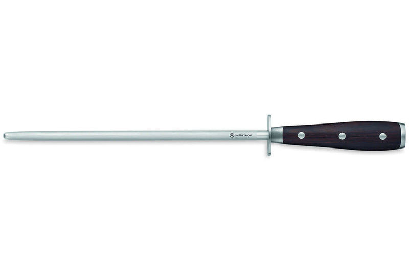 Fusil à aiguiser acier Wüsthof Ikon mèche ronde 26cm grain fin