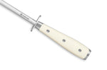 Fusil à aiguiser Wüsthof Classic Ikon blanc grain standard 26cm