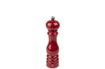 Moulin à poivre manuel Peugeot Paris U'Select en bois laqué rouge - 22 cm