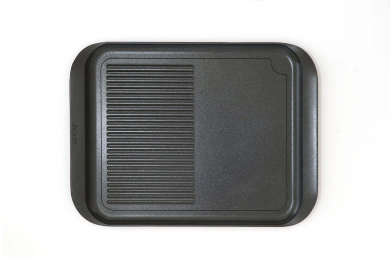 Plaque de cuisson dual grill Risoli Bizona en aluminium 30x22cm