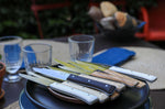 Coffret 4 couteaux de table Opinel Facette Panaché lame 11cm inox lisse