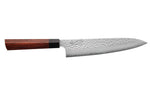 Couteau de chef japonais Kanetsugu Heptagon Uto martelé 20cm