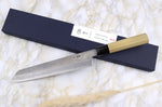 Couteau de chef kiritsuke 24cm japonais artisanal Sakai Kikumori Kikuzuki Rin