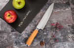 Mallette de 5 couteaux de cuisine Wusaki Damas 10Cr manches en olivier