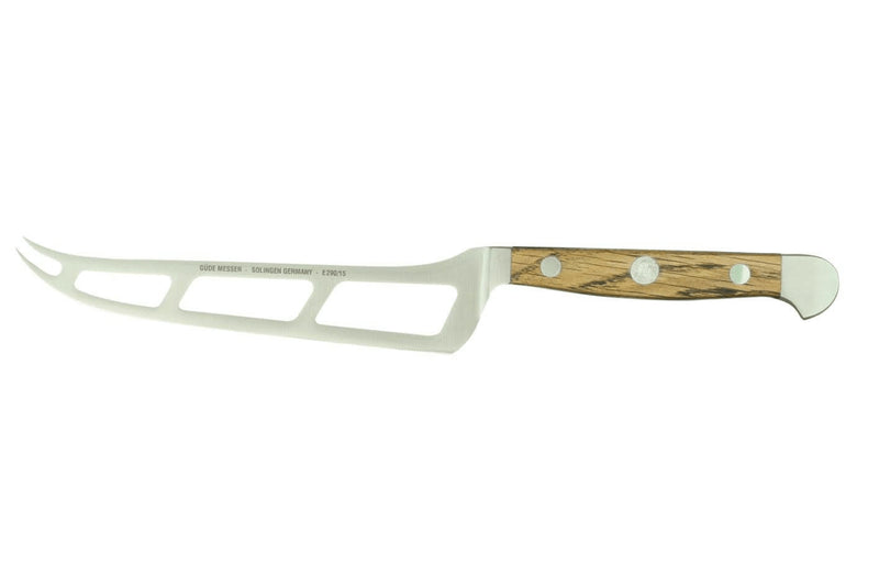 Couteau à fromage Güde Alpha Chêne 15cm en acier forgé