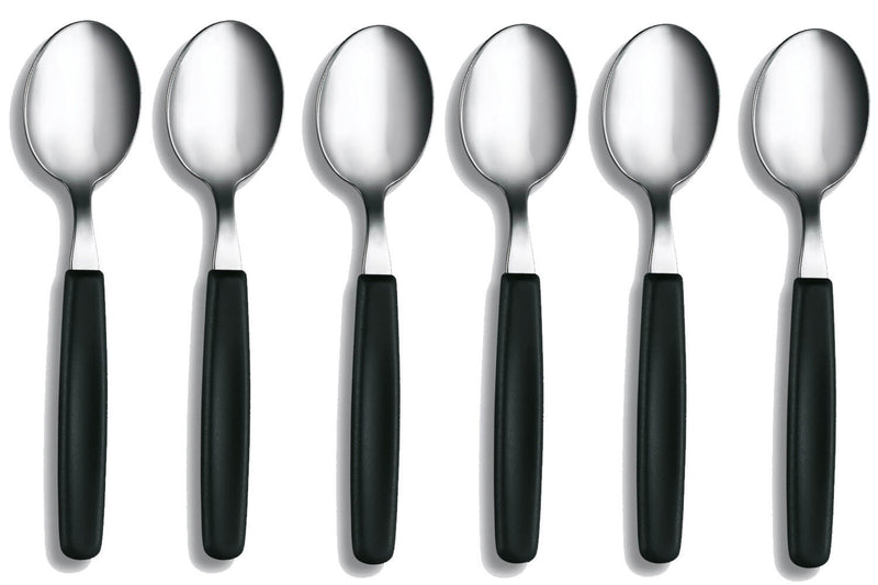 Set de 6 cuillères de table Victorinox Swiss Classic en acier manche noir