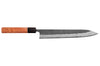 Couteau sujihiki 24cm japonais artisanal Masashi Yamamoto BS1 Black Nashiji