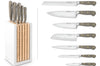 Bloc de 7 couteaux Wusthof Classic Colour Velvet Oyster forgés