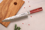 Coffret 2 couteaux Wusaki Pakka X50 pakkawood Chef + Office