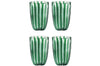 Set de 4 verres Guzzini Dolcevita en polymère biosourcé - Emeraude